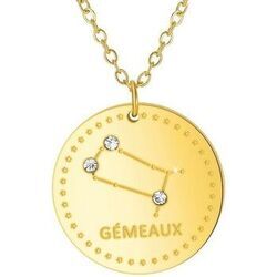 Collier Sc Crystal B2449-GEMEAUX Dor&eacute;