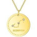 Collier Sc Crystal B2449-SCORPION Dor&eacute;