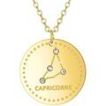 Collier Sc Crystal B2449-CAPRICORNE Dor&eacute; Grenoble