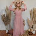 Robe C&eacute;leste COLOMBE Rose