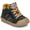 Baskets montantes enfant GBB ANATOLE Noir