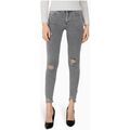 Jeans Kebello Jean slim destroy F, Gris