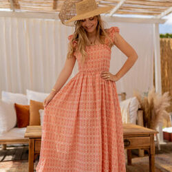 Robe C&eacute;leste AURORE Rose