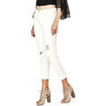 Jeans Guess Jeans Femme Confort Broderies Blanc
