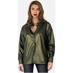 Chemise Kebello Chemise en simili, manches longues F, Vert