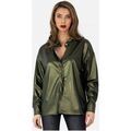 Chemise Kebello Chemise en simili, manches longues F, Vert