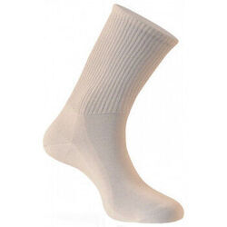 Chaussettes Kindy Mi-chaussettes en coton sp&eacute;ciales diab&eacute;tiques Femme Beige