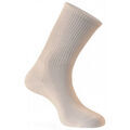 Chaussettes Kindy Mi-chaussettes en coton sp&eacute;ciales diab&eacute;tiques Femme Beige