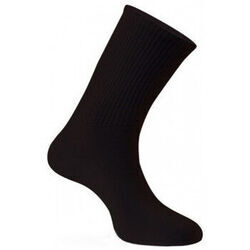 Chaussettes Kindy Mi-chaussettes en coton sp&eacute;ciales diab&eacute;tiques Femme Noir