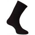 Chaussettes Kindy Mi-chaussettes en coton sp&eacute;ciales diab&eacute;tiques Femme Noir