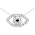 Collier Sc Crystal B2122 Argent&eacute; Grenoble