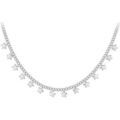 Collier Sc Crystal B2811-ARGENT Argent&eacute; Grenoble