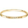 Bracelets Sc Crystal B2803-14-DORE Dor&eacute; Grenoble