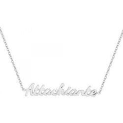 Collier Sc Crystal B2689-ARGENT-ATTACHIANTE Argent&eacute;