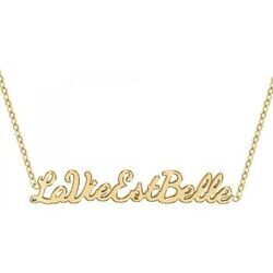 Collier Sc Crystal B2689-DORE-LAVIEESTBELLE Dor&eacute;