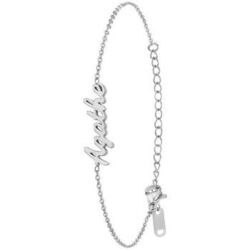 Bracelets Sc Crystal B2694-ARGENT-AGATHE Argent&eacute;