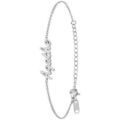 Bracelets Sc Crystal B2694-ARGENT-AGATHE Argent&eacute;