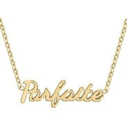 Collier Sc Crystal B2689-DORE-PARFAITE Dor&eacute;