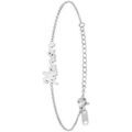 Bracelets Sc Crystal B2694-ARGENT-MANON Argent&eacute;