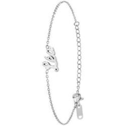 Bracelets Sc Crystal B2694-ARGENT-LEA Argent&eacute;