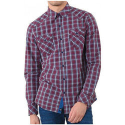 Chemise Kaporal Chemise &agrave; carreaux Homme Tyrus Bordeaux