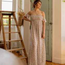 Robe C&eacute;leste PATCHOULI Blanc