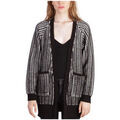 Gilet Kaporal Gilet Cardigan Tricoté Femme PUY Noir Et Blanc Blanc Gilets sur Grenoble : Gilet Kaporal Gilet Cardigan Tricoté Femme PUY Noir Et Blanc Blanc
