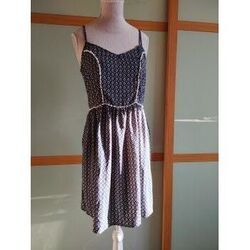 Robe courte Naf Naf Robe d'&eacute;t&eacute; Bleu