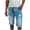 Shorts/Bermuda sur Grenoble : Short Redskins Bermuda jeans Zip Graph ref 52023 Bleu