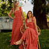 Robe C&eacute;leste AURORE Rouge