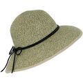 Chapeaux sur Grenoble : Chapeau Chapeau-Tendance Chapeau cloche chin&eacute; BLANDICE Vert