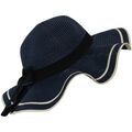 Chapeau Chapeau-Tendance Capeline volant&eacute;e THELMA Bleu