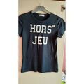 T-shirt Cache Cache tee shiet bleu marine