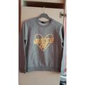 Pull sur Grenoble : Sweat-shirt Jennyfer pull gris et jaune