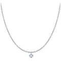 Collier Sc Crystal B2382-ARGENT-10001-CRYS Argent&eacute;