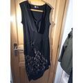 Robe Boutiques ind&eacute;pendante ROBE CHASUBLE MI LONGUE Noir