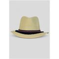 Chapeau Kebello Chapeau fedora effet paille F, Paille