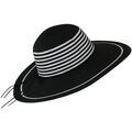Chapeau Chapeau-Tendance Capeline ray&eacute;e FORLIEN Noir