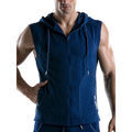 Veste Code 22 Veste sans manches &agrave; capuche Force Code22 Bleu