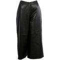 Pantalon Oakwood Jupe culotte en cuir Meghan ref 54145 noir