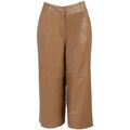 Pantalon Oakwood Jupe culotte en cuir Meghan ref 54145 cafe