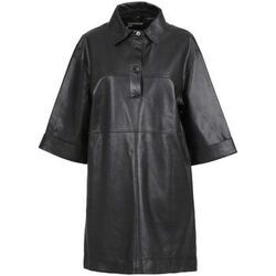 Robe Oakwood Robe en cuir Caracas noire ref 54146