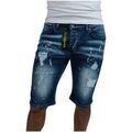 Shorts/Bermuda sur Grenoble : Short Redskins Bermuda jeans Zip Graph ref 52017 Bleu