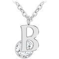 Collier Sc Crystal B1498-B Argent&eacute;