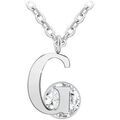 Collier Sc Crystal B1498-G Argent&eacute; Grenoble