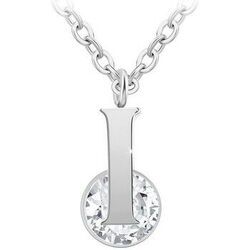 Collier Sc Crystal B1498-I Argent&eacute;