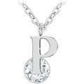 Collier Sc Crystal B1498-P Argent&eacute;