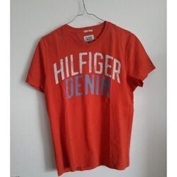 T-shirt Tommy Hilfiger Tee-shirt orange Hilfiger Denim
