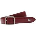 Ceintures sur Grenoble : Ceinture Lacoste Ceinture r&eacute;versible ref 51649 H61 Rouge/Orange Rouge