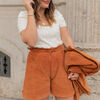 Short C&eacute;leste CHENE Marron